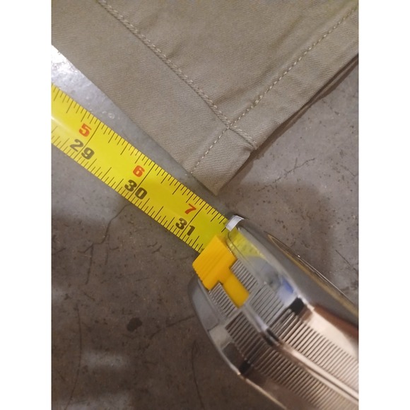 Flint and Tinder Straigh Fit Chino Pants Tan Five Pocket 34x31 (Tag 33x32) - Picture 6 of 7